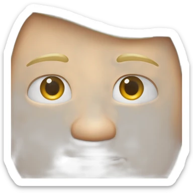 Balding hair on sides Jakob Nielsen (usability consultant) sticker