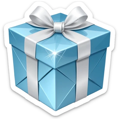 dimond gift box sticker