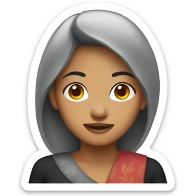 Indonesian woman sticker