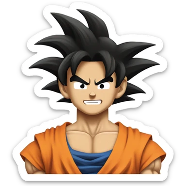 Goku doing the kameamea sticker