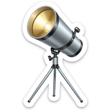 theatre spotlight seen from the side  sticker