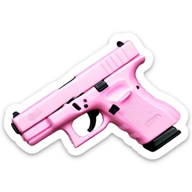 Light pink Glock  sticker