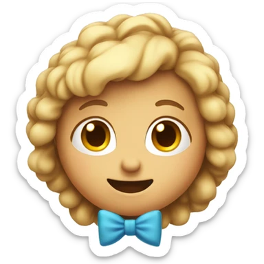 Chatty with a bow on the top sticker