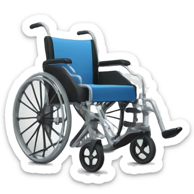wheelchair three wheel sticker