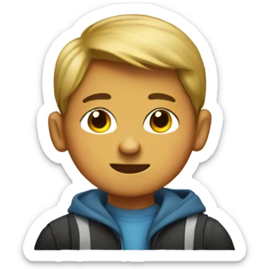 a boy in 5th grade sticker