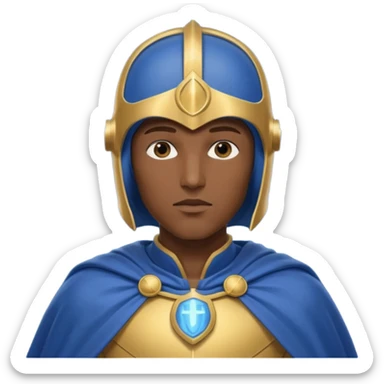 doctor fate with cape and helmet sticker