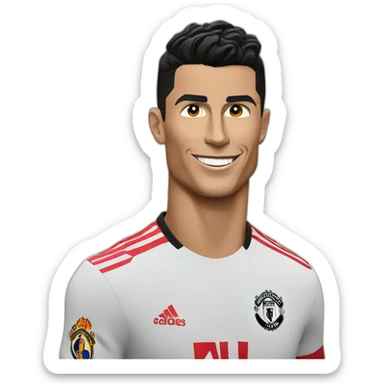 Cristiano Ronaldo Manchester United sticker