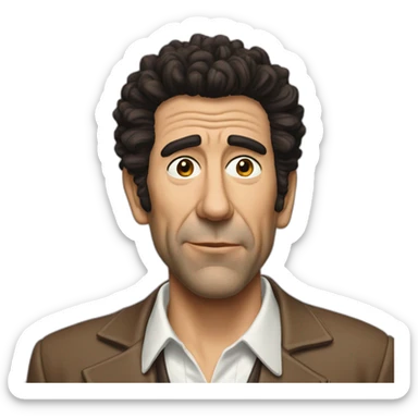 cosmo kramer sticker