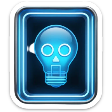  a rectangular neon sign that says RAID sticker