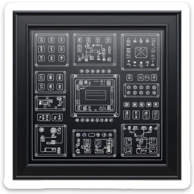 finance cad operations  sticker