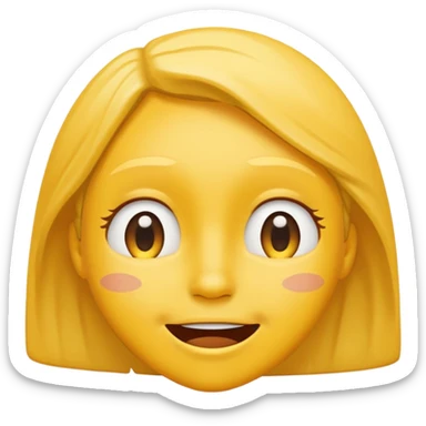 this face 😁 over the top of this face 😔 sticker