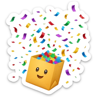 confetti sticker