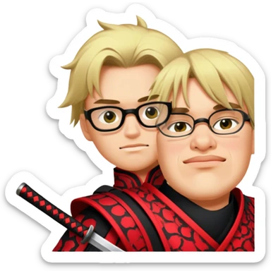 Daring Samurai sticker