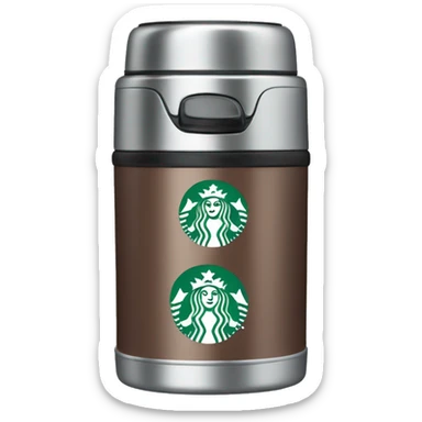 Starbucks coffee thermos sticker
