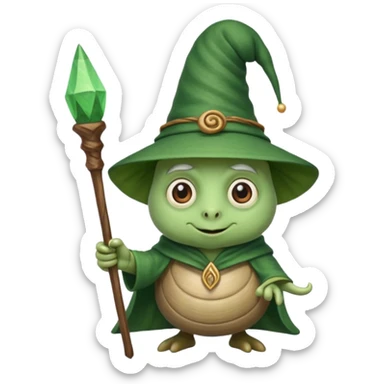 snail wizard sticker