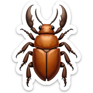 rhinoceros beetle sticker