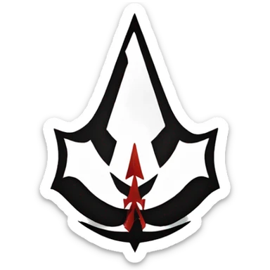 Assassin's creed logo sticker