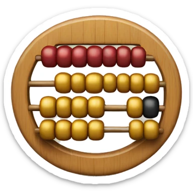 old abacus sticker