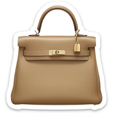 beige hermes kelly bag sticker