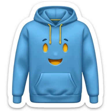 erstelle mir nur einen kapuzenpullover in uni und ohne mensch sticker