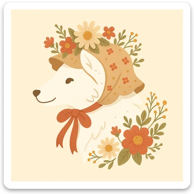 Give the Overwolf logo a cute cottagecore makeover sticker