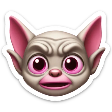 Gremlin pink sticker