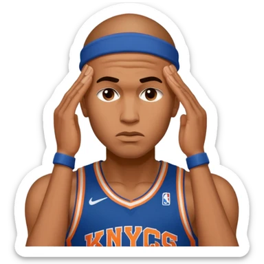  new york knicks facepalming sticker