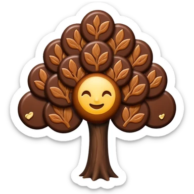 albero di ciccolata sticker