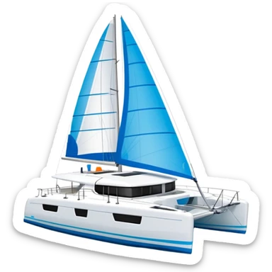 Make me a lagoon 43 catamaran. No wording  sticker