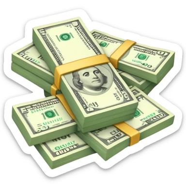деньги наклейка sticker