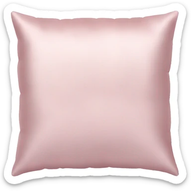 Light pink silk pillow sticker