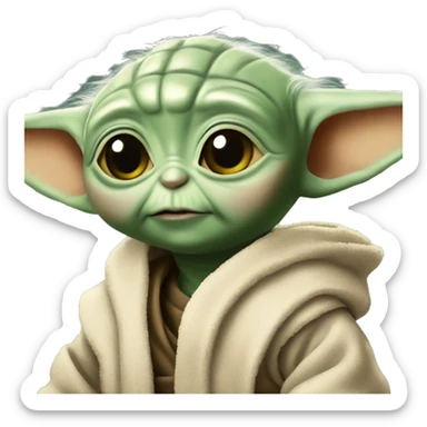baby yoda  sticker