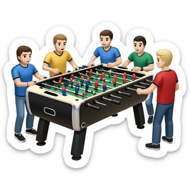 Office Foosball Area sticker