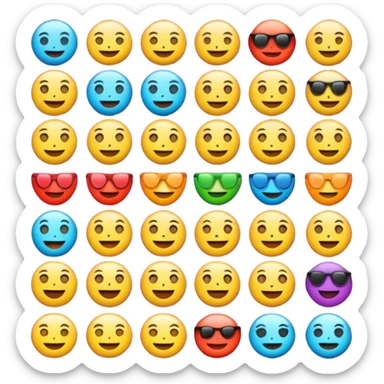 create emojis to vision board 2026 sticker