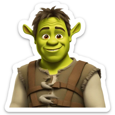 shrek and donkey sticker