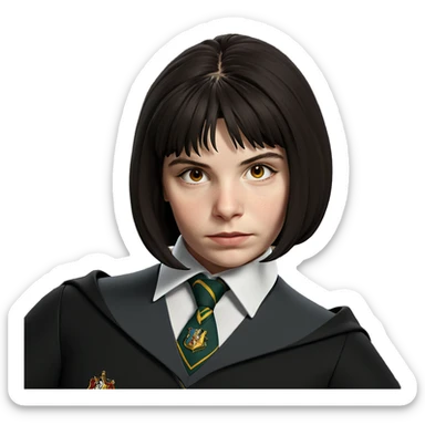 hogwarts school uniform portrait sticker
