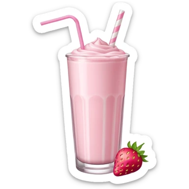 BATOM DE MILKSHAKE DE MORANGO sticker