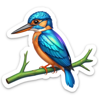 Kingfisher sticker