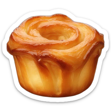 Kouign-amann food sticker