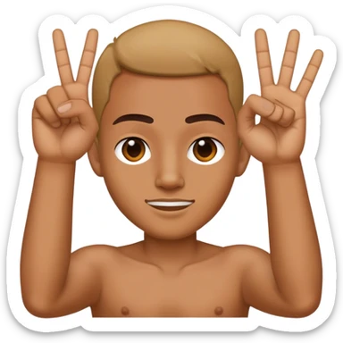 gd gang sign sticker