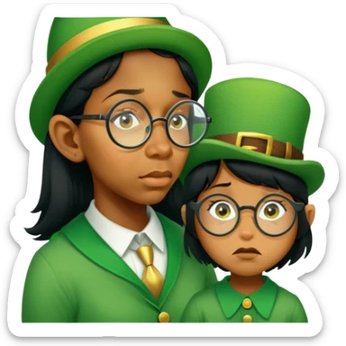 Sad Leprechaun sticker