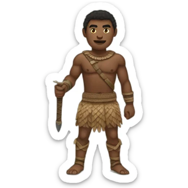 Fijian Warrior sticker