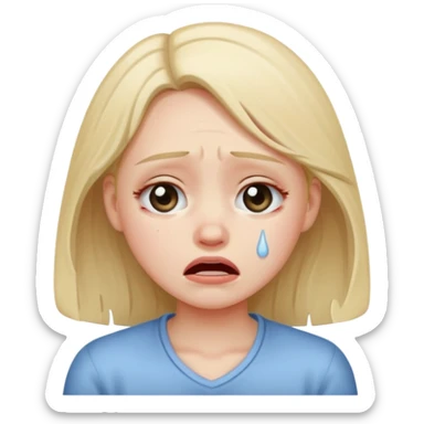 Girl who cry  sticker