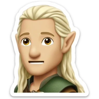 Legolas from lord of the rings  sticker