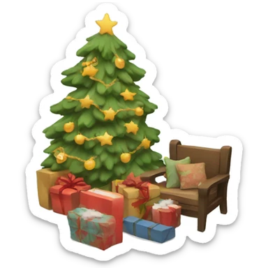  cozy christmas sticker
