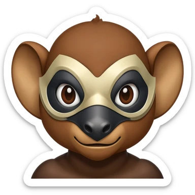 Super hero ant eater  sticker