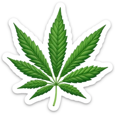 cannabis sticker