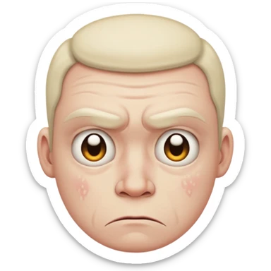 Ugliest person sticker