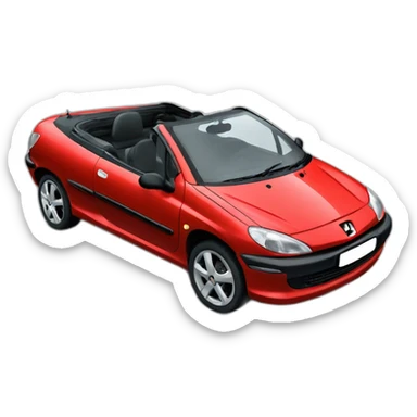 peugeot 206 CC sticker