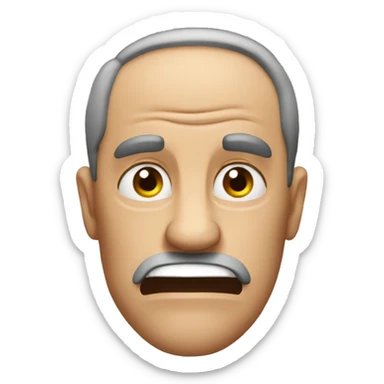 facing right, mad Australian dad sticker